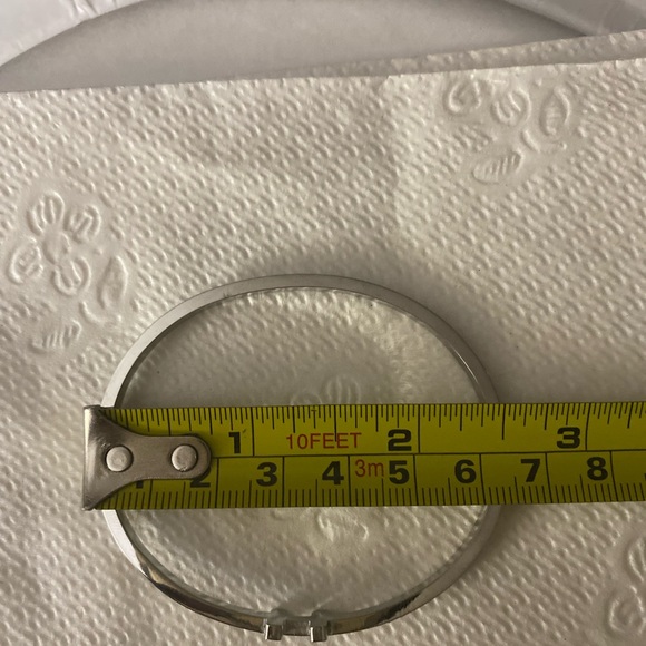 *NEW* Stainless Steel Rhinestone Bracelet - Picture 2 of 2